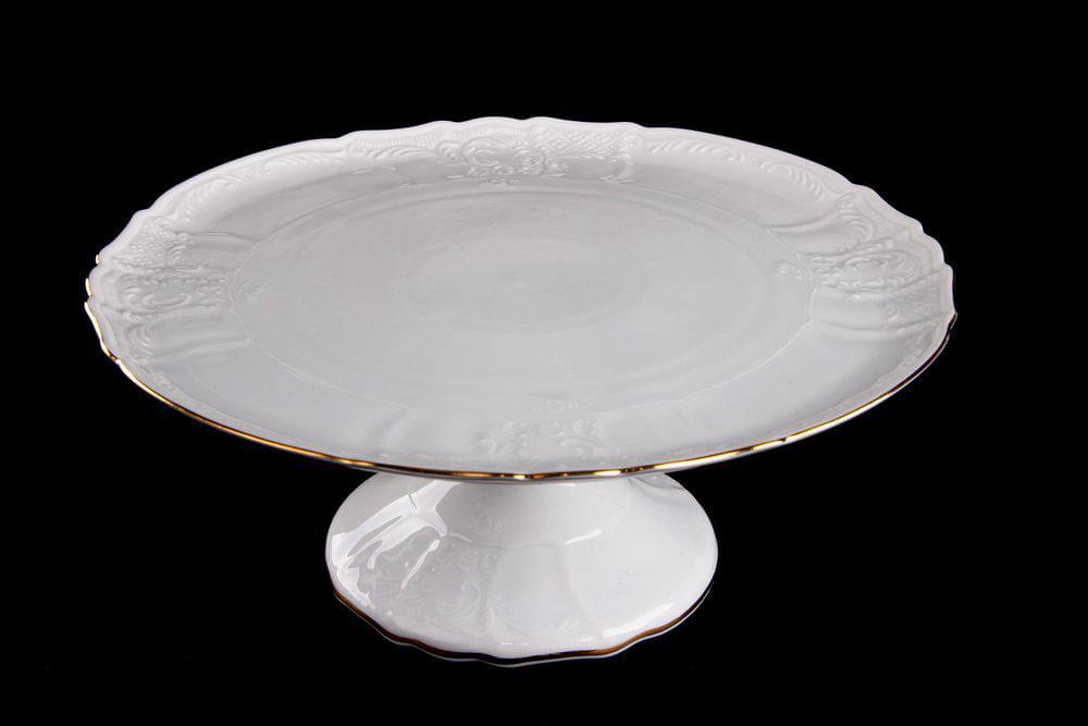 BERNADOTTE Отводка золото Блюдо д/торта на ножке 32см ВЕ311011/03675/БТФ0115