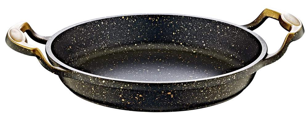 O.M.S. Gold Омлетница 3248-16 Gd 0,5л 16х3,5см с а/п покрытием без крышки