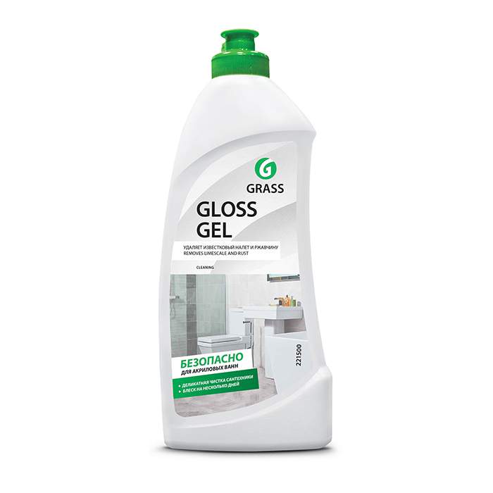 Средство чистящее  д/ванной GraSS Gloss Gel  0,5л  (221500)
