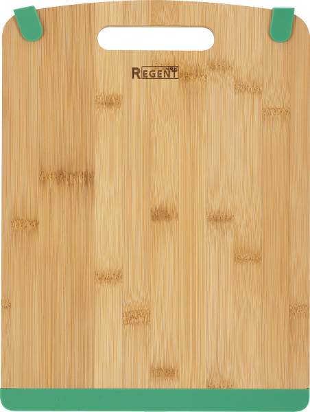 REGENT INOX Linea Bamboo Доска разделочная 93-BM-4-03.2 бамбук/силикон 33х25х1,5см 
