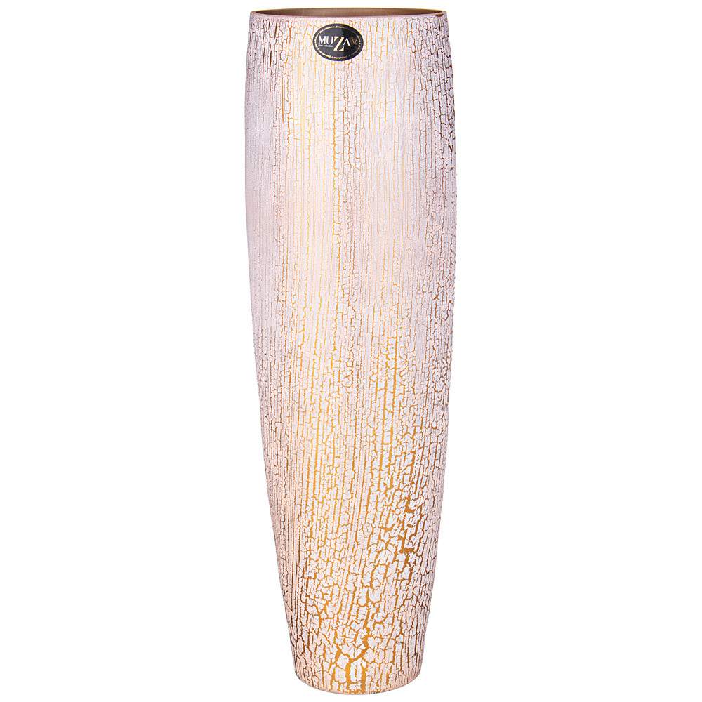 MUZA Ваза 380-941 Craquelure White h50см