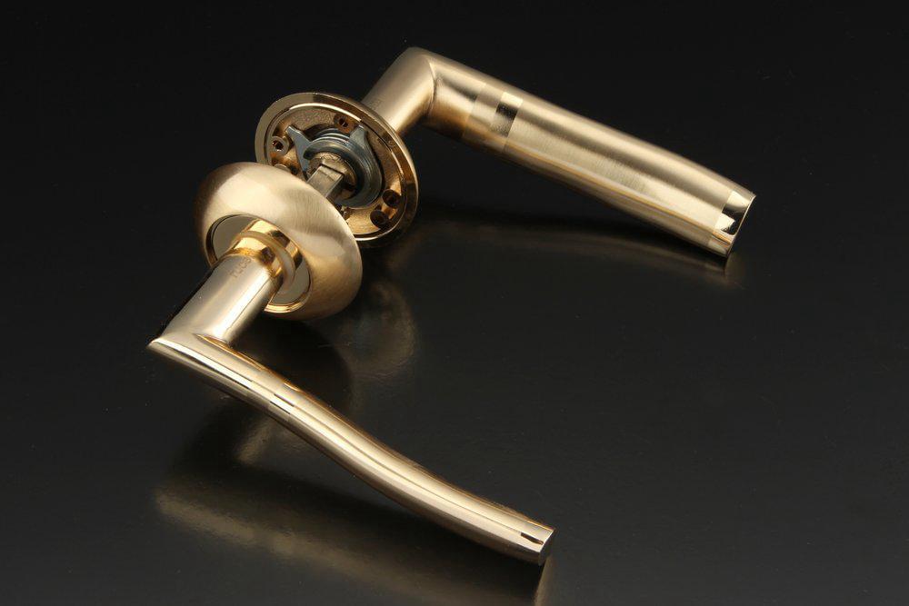 *Ручка дверная RAP  3 SG/GP мат.золото/золото  RUCETTI 