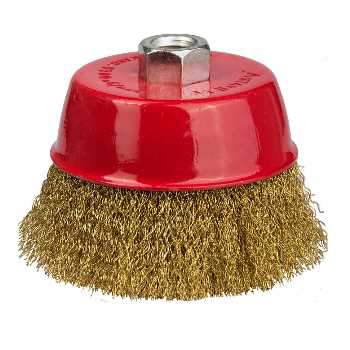 Щетка  Stayer д/УШМ латунь чашечная 125мм  35125-125