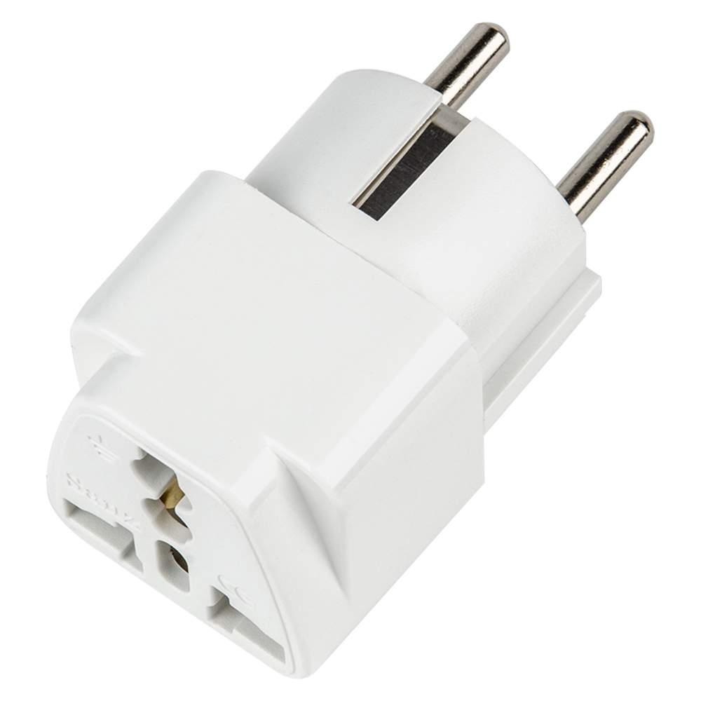 Переходник сетевой S-GES1-10S WHITE 10А, 2500Вт, с/з UL-00010561
