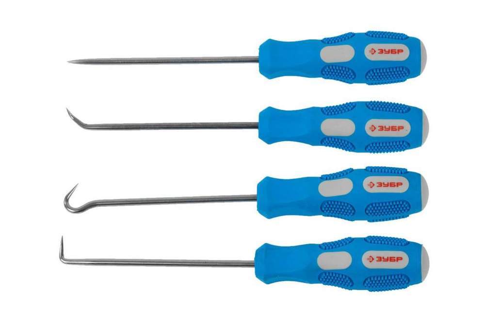 Набор ЗУБР Эксперт крючки д/слесарных работ 4пр.  21553-Н4