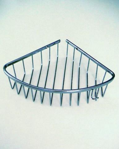 Полочка САНАКС  углов. одинарная 18см /нерж.хр./ 75048