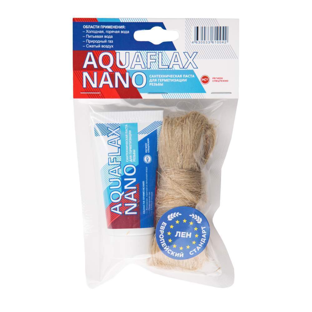 Комплект AQUAFLAX NANO  /паста 30г+лен 15г/  61004/14137