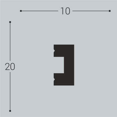 Молдинг XPS BD М 19 (20*10)/56