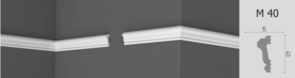 Молдинг XPS POLYMER М 40 40*15/25