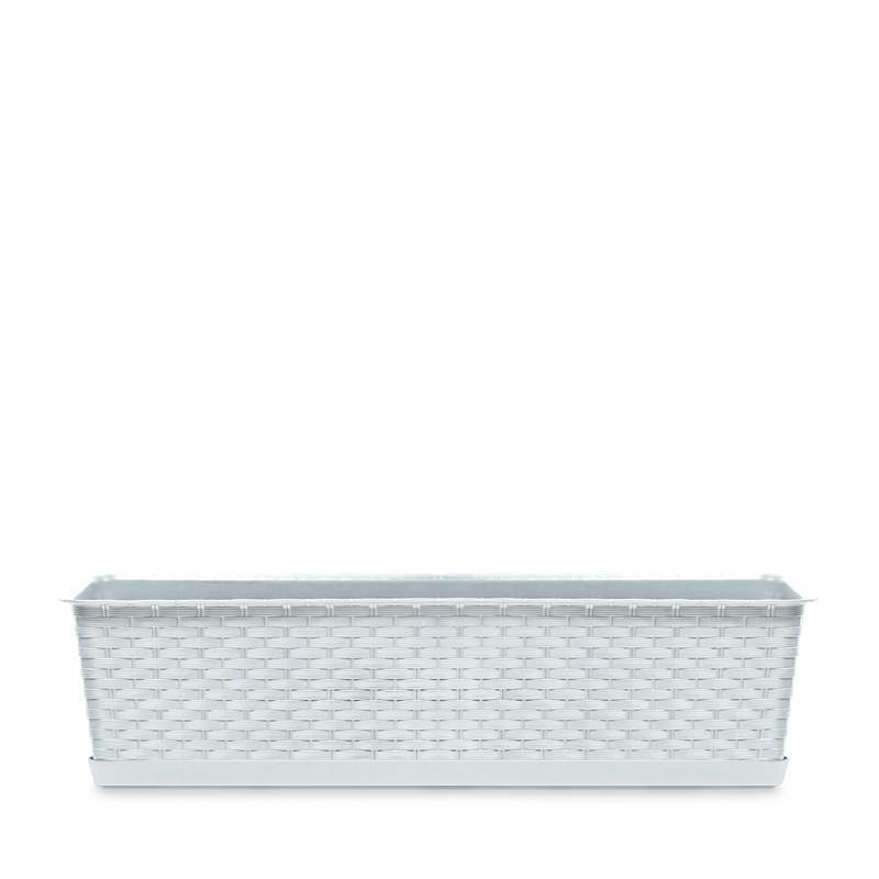 Горшок Ратола P балконный №80 ISR-800 белый