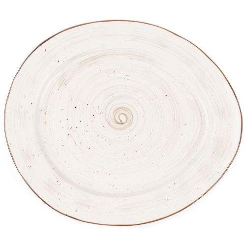 P.L. Proff Cuisine White Fusion Тарелка 23х26,5см фарфор 73040092/P5226127/0525-2 (24/6)