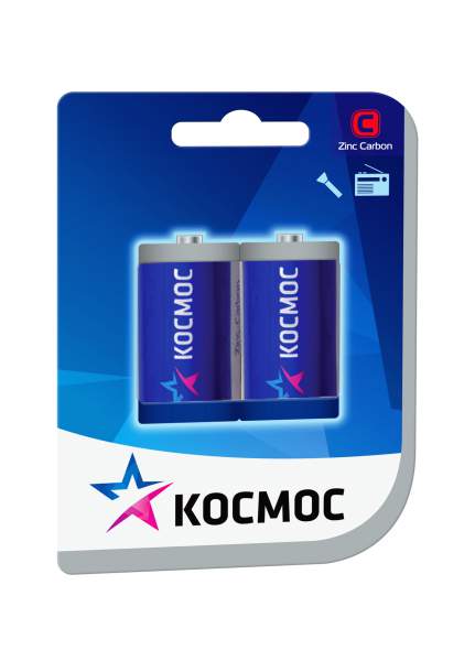 Батарейка Космос  КОС R14  R14 2BL  бл/2шт