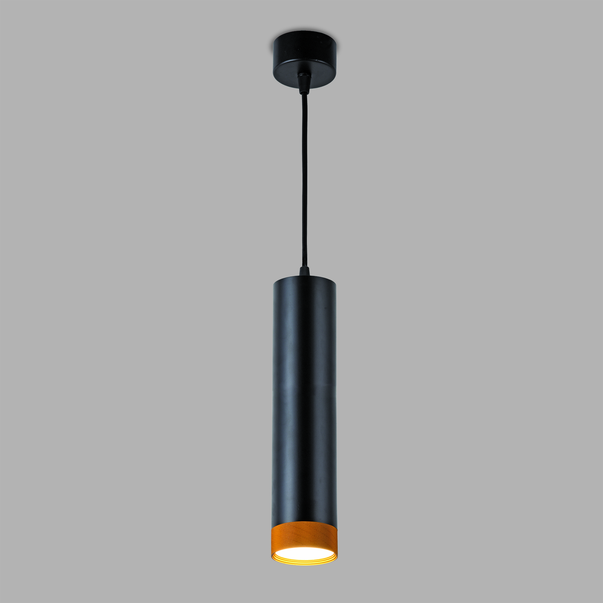 50164/1 Светильник подвесной LED черный/золото