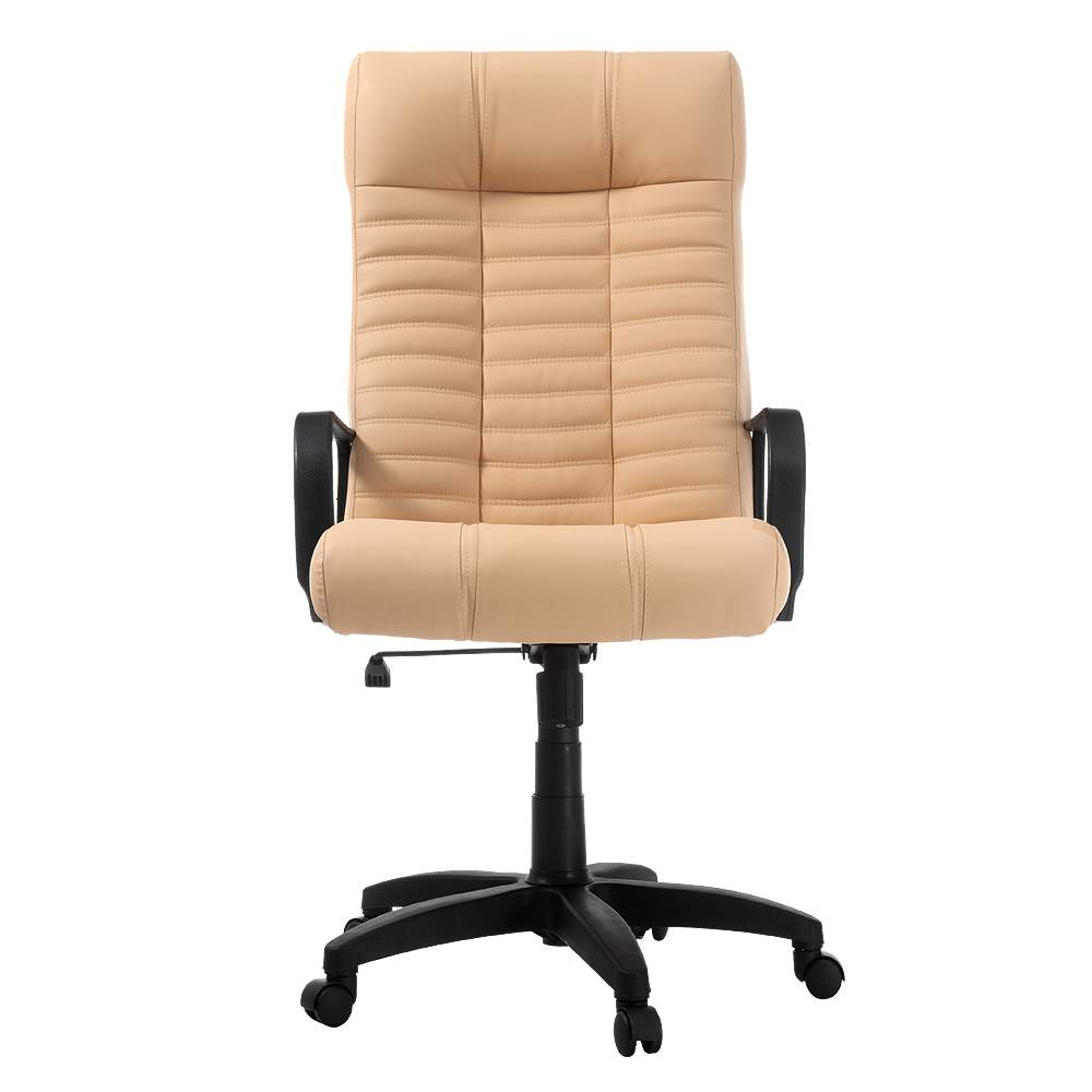 Кресло Атлант (Кожа иск., DO, №122(кремовый) , ТГ, PL 680, PL-1, ролик с