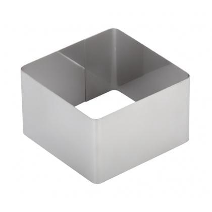 LUXSTAHL Форма д/выкладки/выпечки Квадрат мки030 7см h.5см нерж.