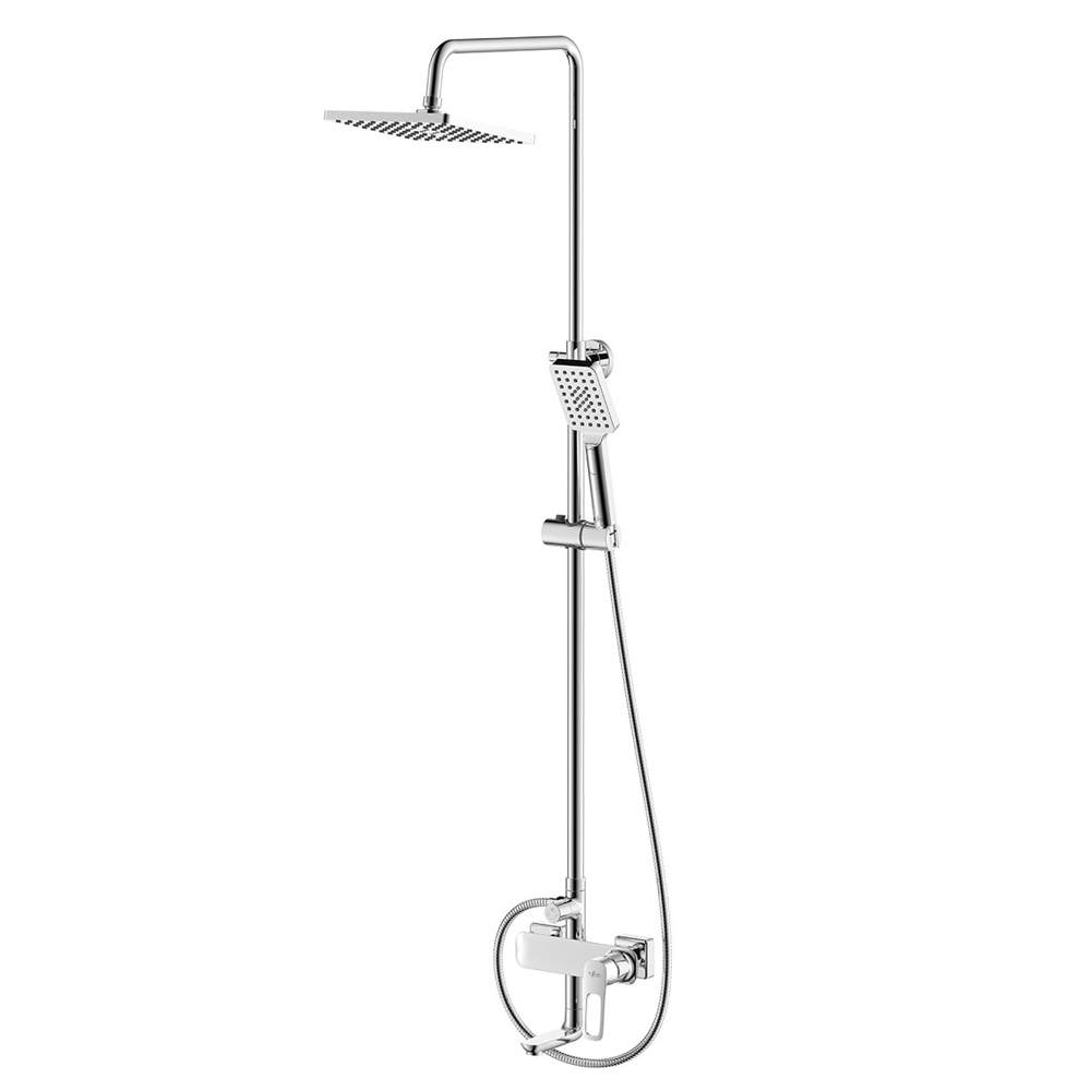 Смеситель Rossinka  RS46-46  д/ванны с верх.душ.лейкой   