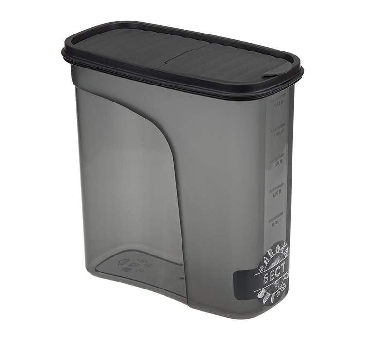 М-ПЛАСТИКА Емкость М1256 Idea Бест д/сыпучих с дозатором 2000мл 190х95х190мм 