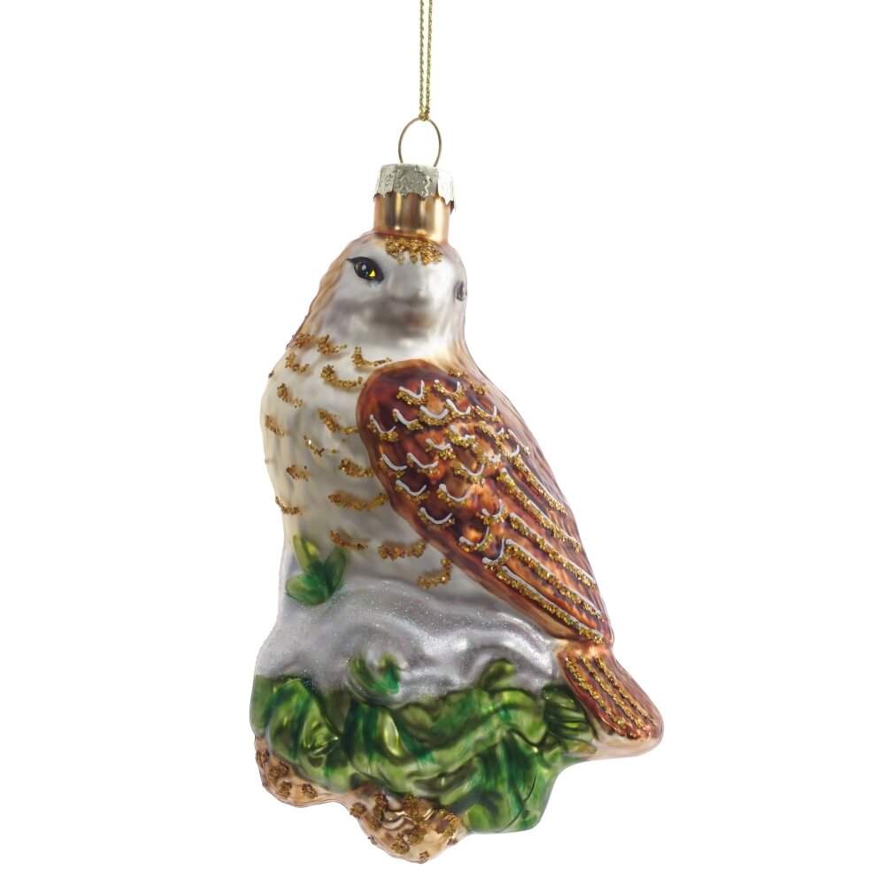 REMECO COLLECTION Игрушка елочная 813319 Птичка 9х6х13см (стекло) 