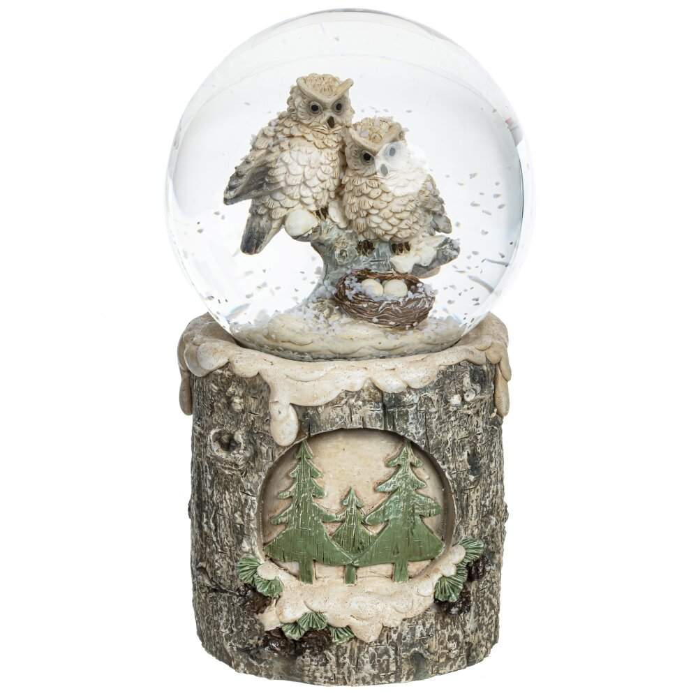 REMECO COLLECTION Фигурка 781686 Шар водяной Птички с подсветкой 8х8х15см (AG13x3)