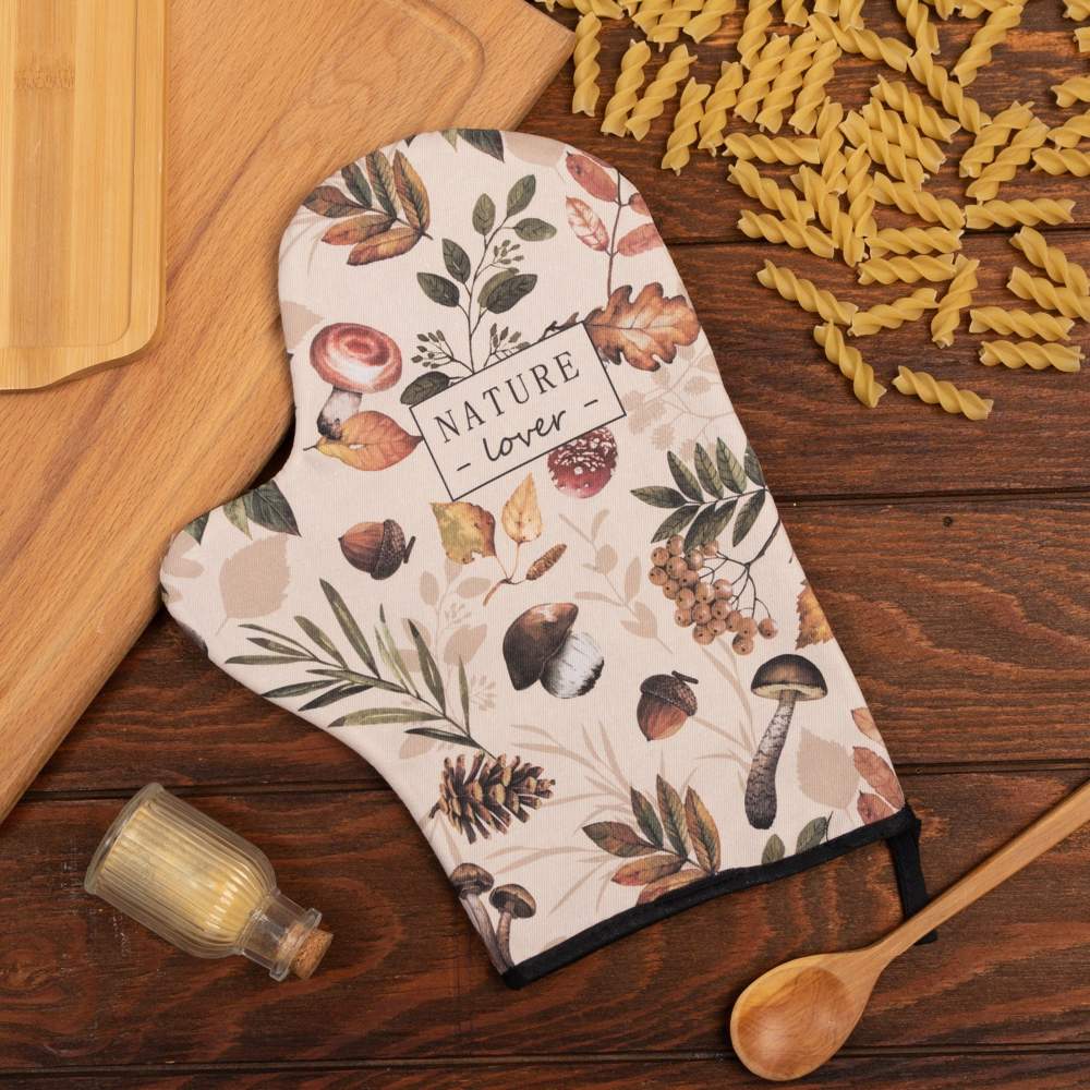 ЭТЕЛЬ Nature forest Варежка-прихватка 20х27см саржа,100% хлопок 250г/м2 7011769