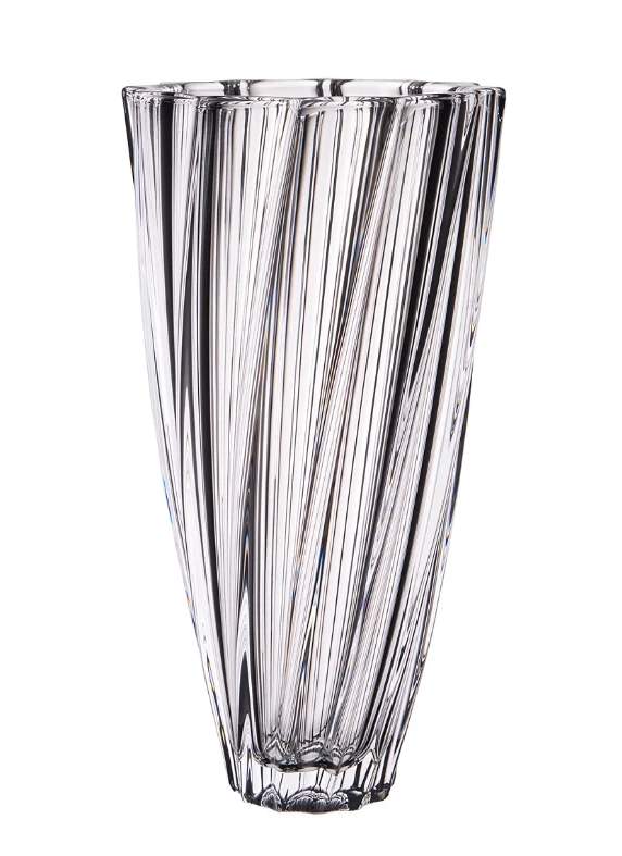 CRYSTALITE BOHEMIA Ваза Scallop 35см д/цветов стекло 17550