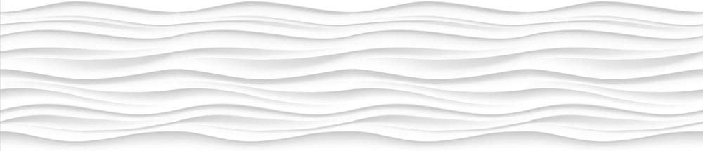 Панель стеновая  SP074  Белые волны  2800*600*6мм