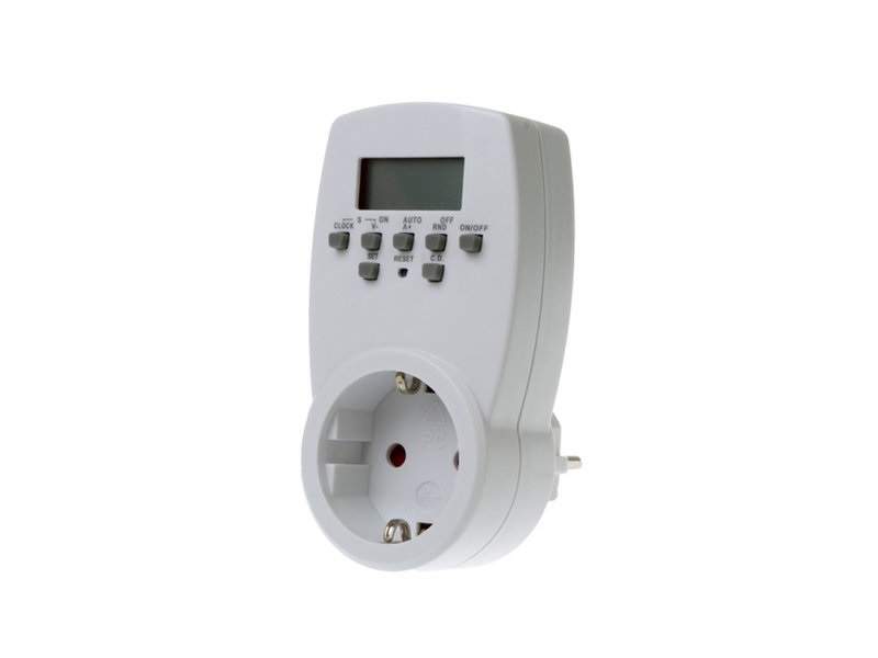 Розетка 1 гн с тайм. REXANT RX-31A бел 11-6010