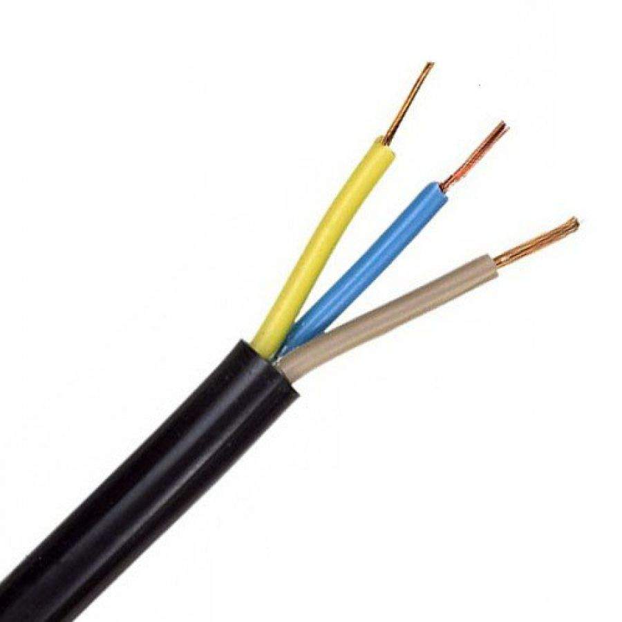 Провод ПВС 3х1,5 черный