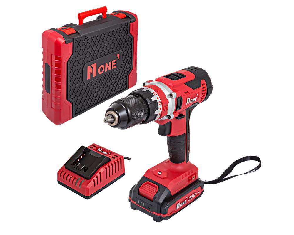 Дрель акк. NUMBER ONE INDUSTRIAL CDI 20/2.0-SPRO-1B ударная З/У
