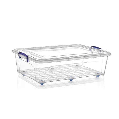 DUNYA PLASTIK Контейнер 30158 Клиер д/хранения пищевых продуктов 40л 680х465х210мм (8)