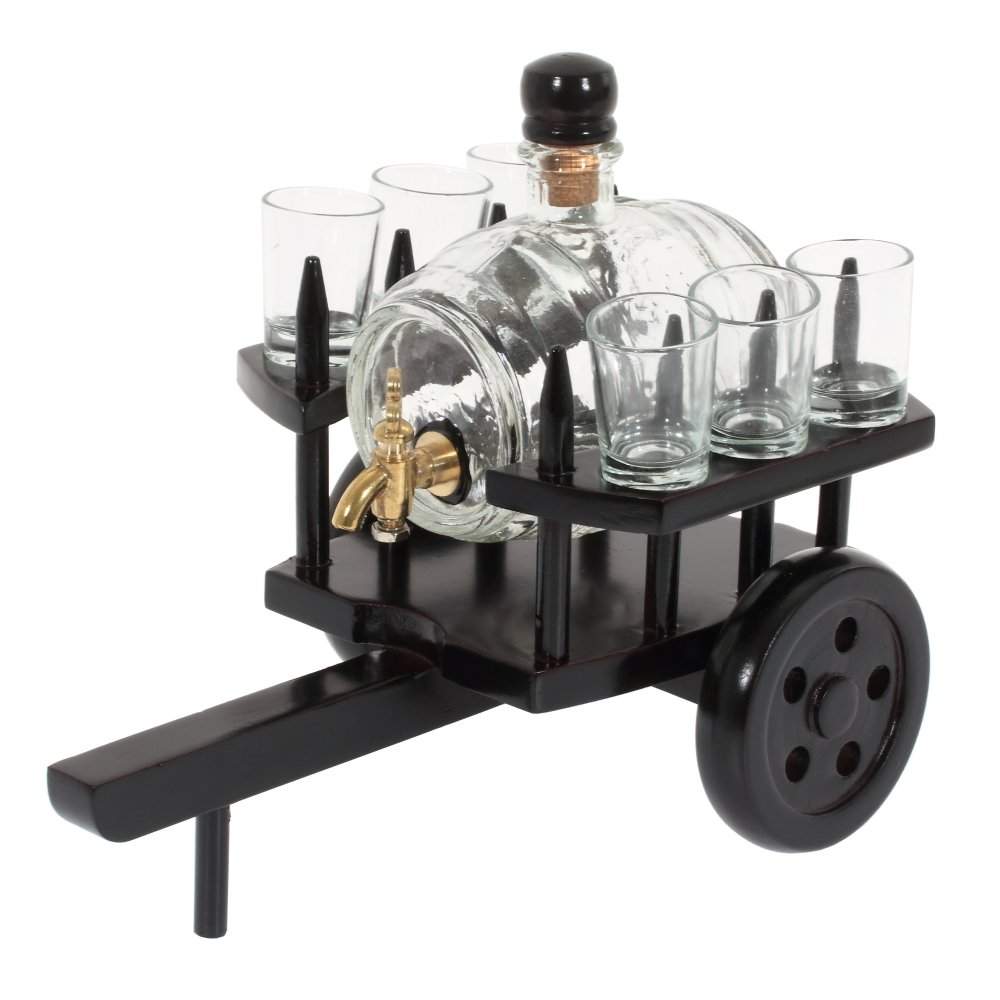 REMECO COLLECTION Бочонок 751432 с 6-ю стопками 500мл 26х18х23см