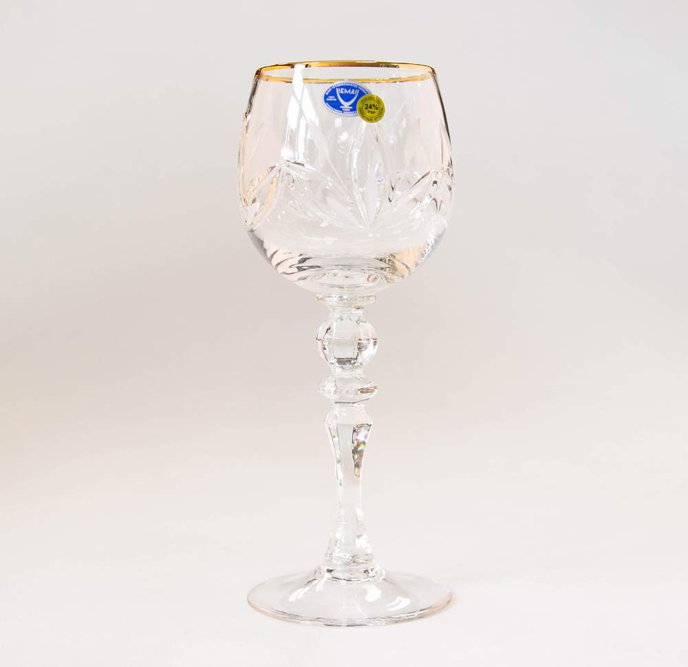 НЕМАН 900/42 золото Набор 7565/230гр бокалы д/вина 6шт Камыши