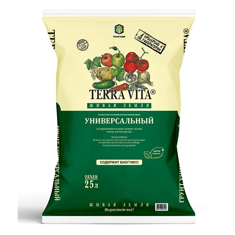 Фарт Грунт Живая земля унив. 25л  26005