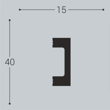 Молдинг XPS BD М 18 (40*15)/34