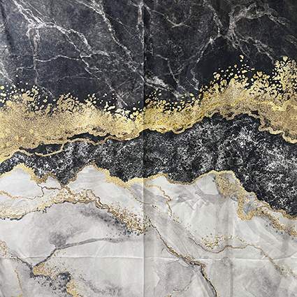 Штора д/ванной без колец 01-81  ЧЕРНЫЙ МРАМОР Санакс