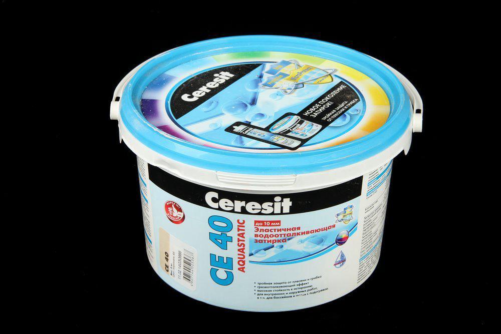 Затирка Ceresit CE A 40 эл. вод. пр/гриб. 2кг карамель  1046427