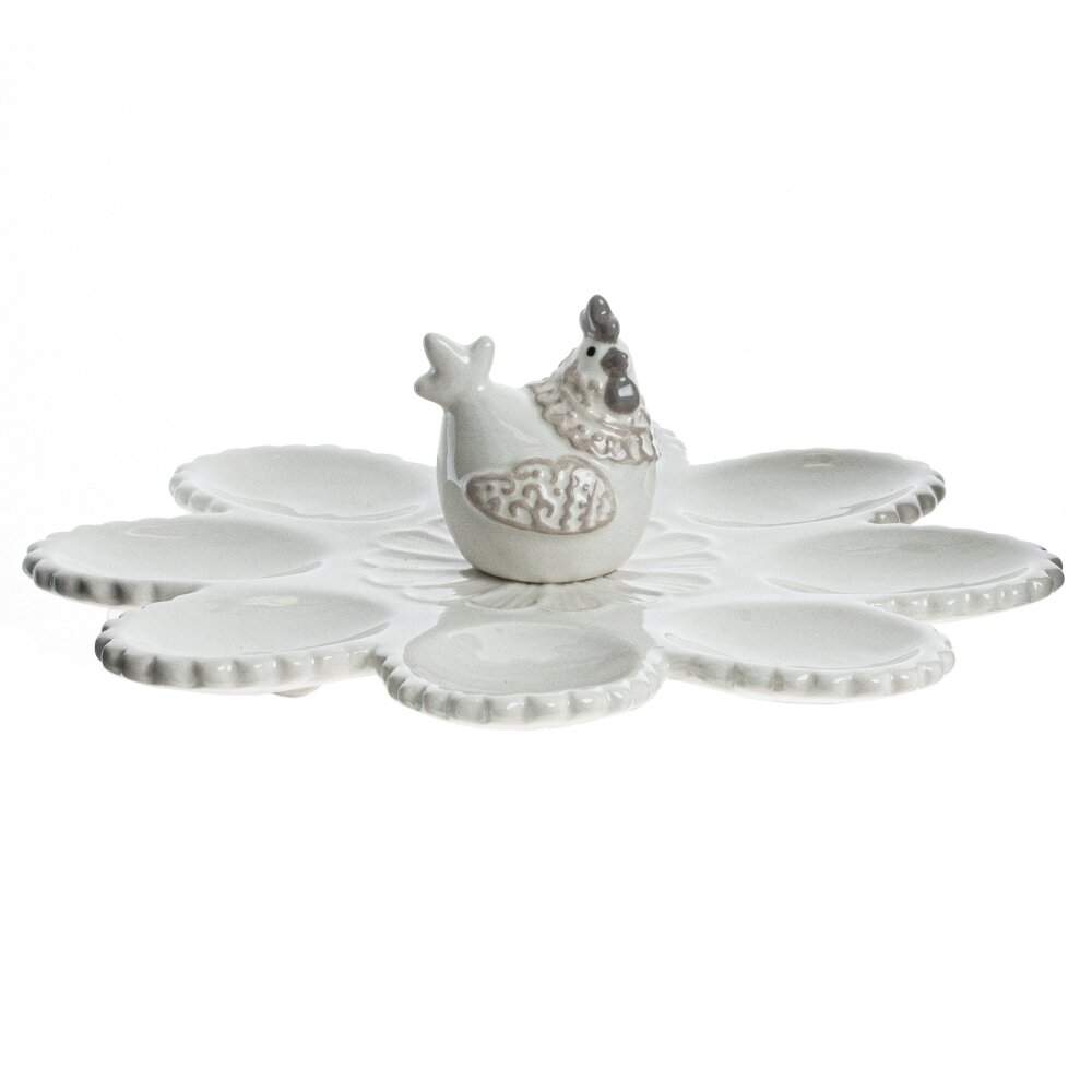 REMECO COLLECTION Тарелка 795862 Курочка д/яиц L21 W21 H6см керамика