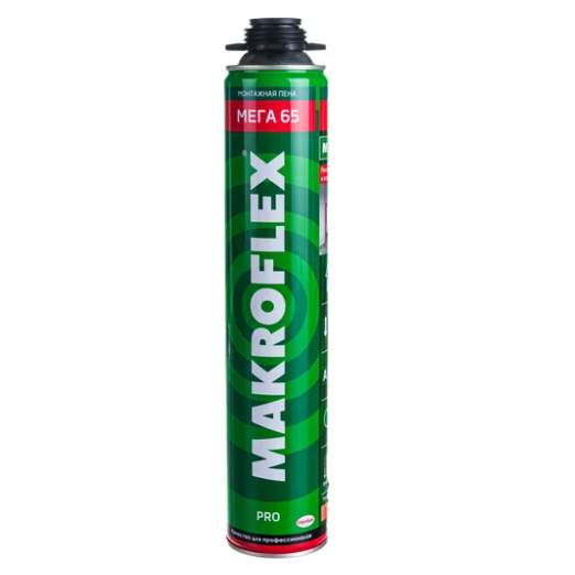 Пена профессиональная Makroflex Мега 65 ПРО 850мл 3003346