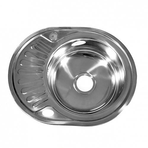 Мойка FABIA врезная 57х45  0,8мм глуб.18см правая 62330R