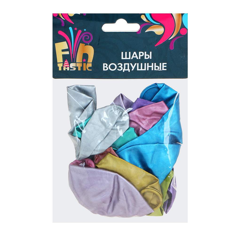 FNtastic Шары воздушные 10шт хром 9 цветов 518-064