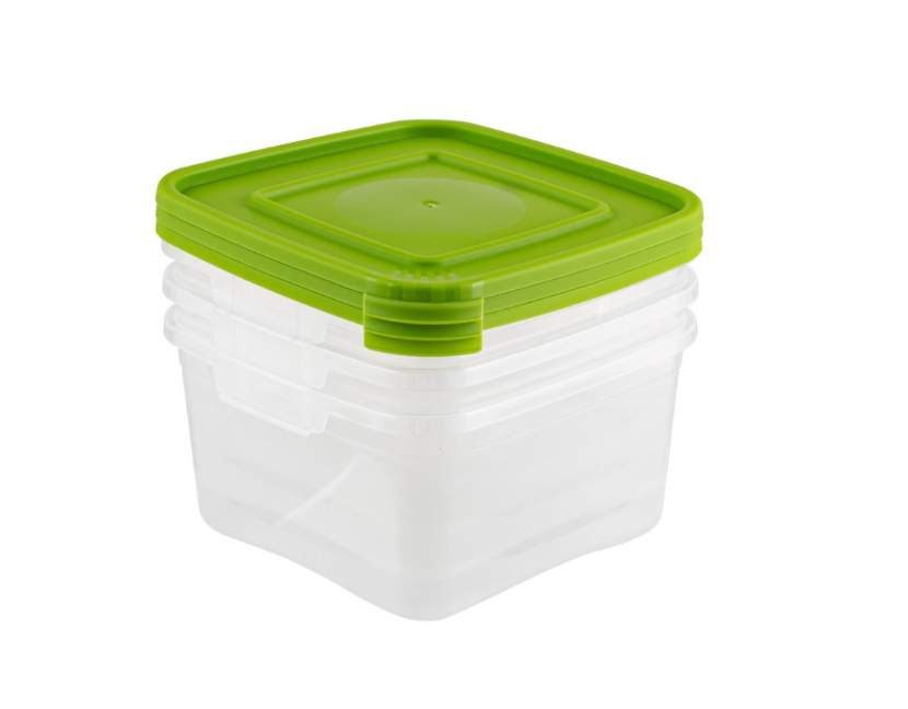 ПОЛИМЕРБЫТ Комплект контейнеров 4367001 Каскад 3штх1000мл 145х145х115мм