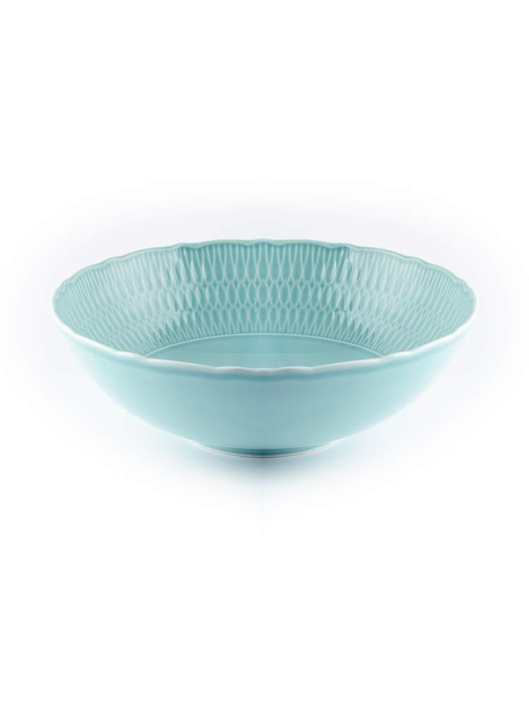 CMIELOW Sofia LB05 Голубая глазурь Салатник 17см 0883520