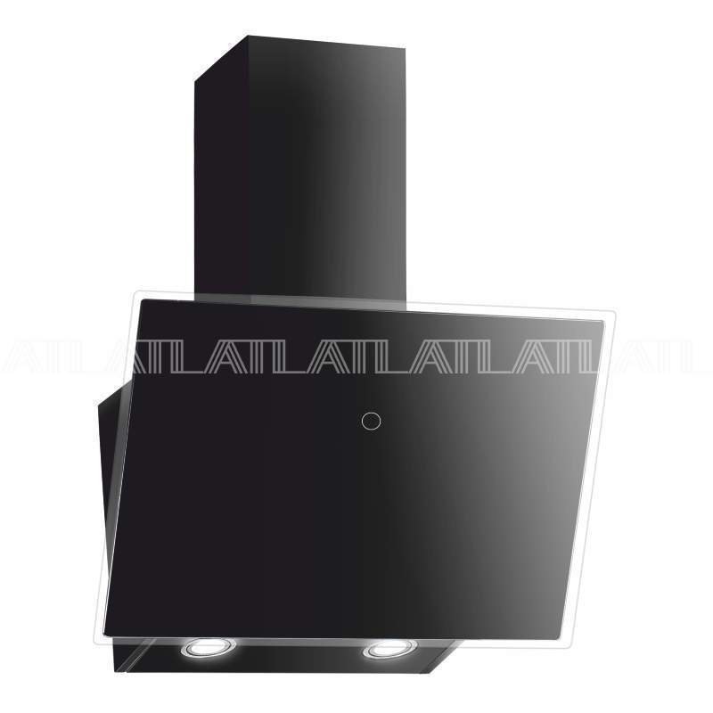 Кухонный воздухоочиститель ATLAN 1489   60см  black   490 м3/ч