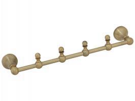 Перекладина Veragio GIALETTA VR.GIL-6434.BR  с 4-мя крючками  L40см  бронза