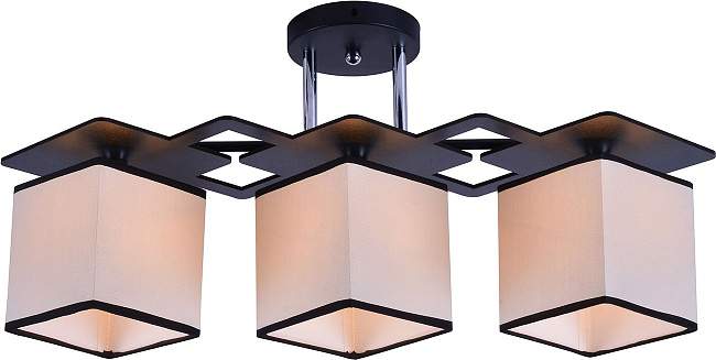 651/3P Св-к потолочный Escada E27*60W  Black