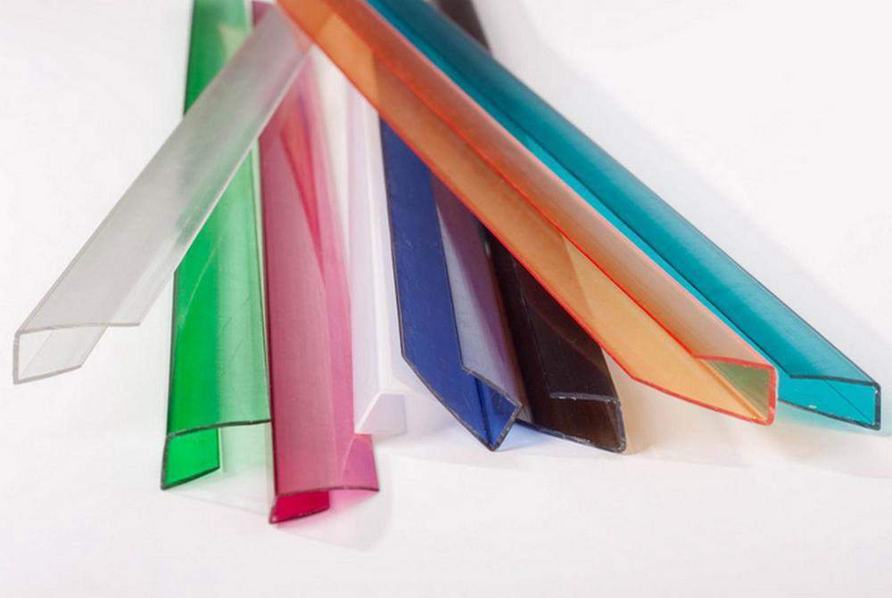 Профиль торцевой П 6мм 2,1м зеленый 6П