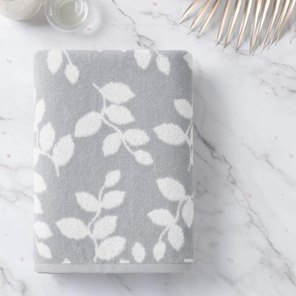 VEROSSA Полотенце Verdi Холодный серый/белый 70/130 МХ45 787540