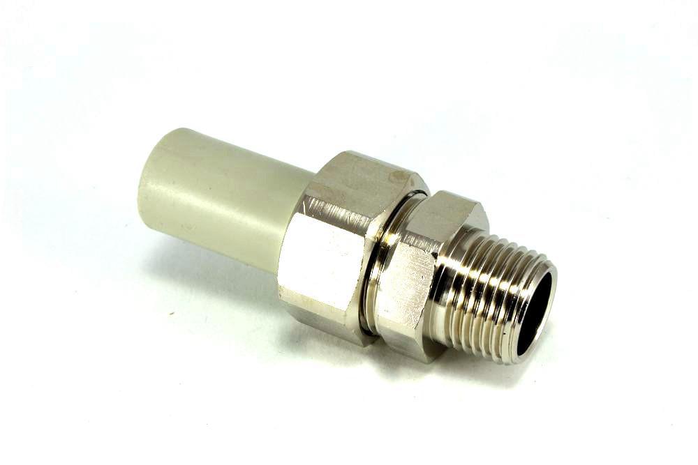 Муфта комб.разъем. под муфту  наруж. 20х1/2  Ekoplastik SSE02020XX  (10/120)