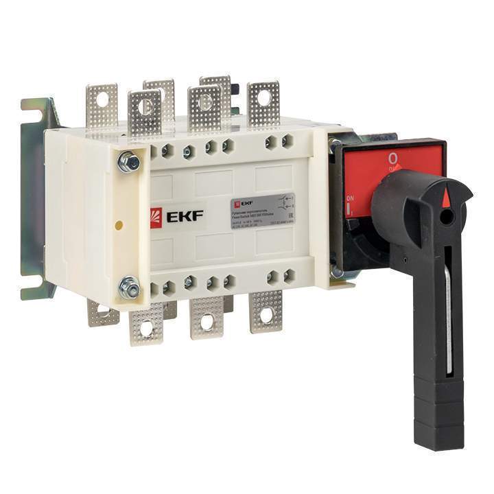 Рубильник-выключат. EKF 3п160А  с рукоят. упр. д/прямой уст. PowerSwitc PROxima   pscs-160-3 1466699
