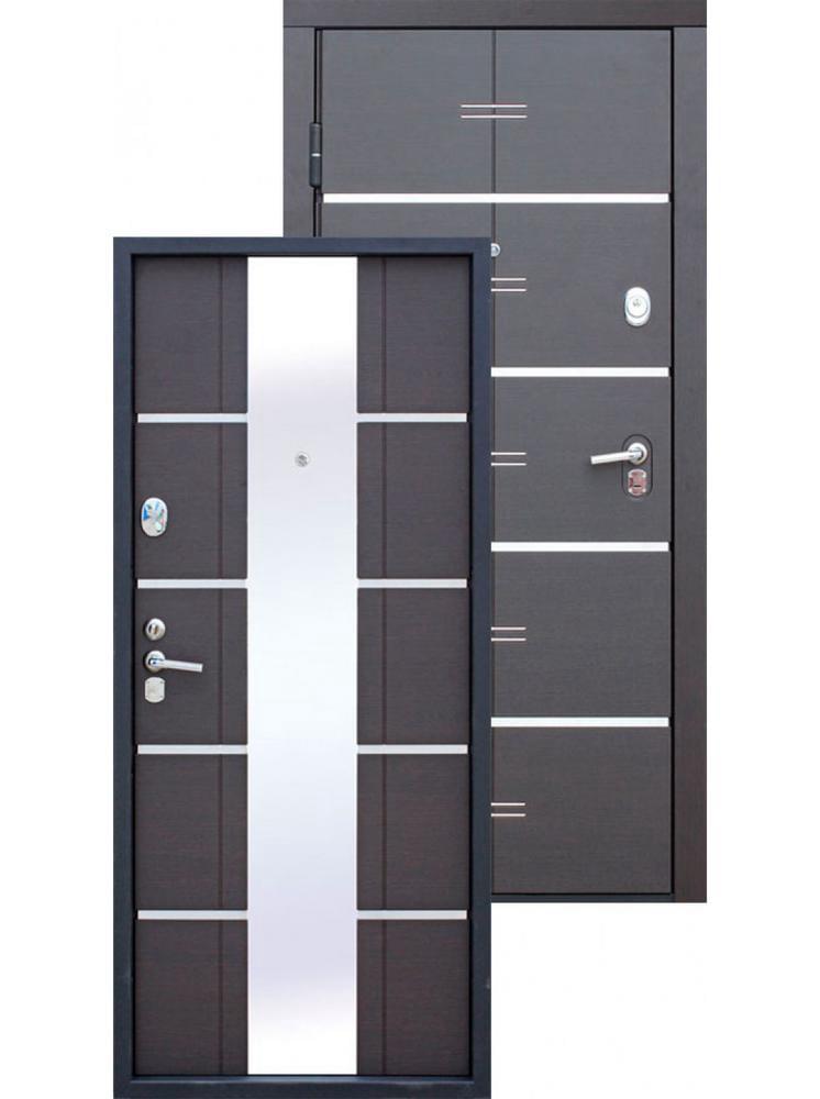 Дверь металлическая Alta Tech Венге  880х2040мм правая